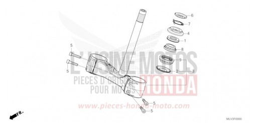 TIGE DE DIRECTION CB1000ST de 2026